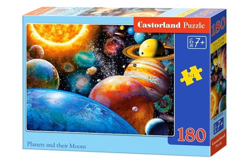 Castorland Scie sauteuse Planets and their moons 180 bits de