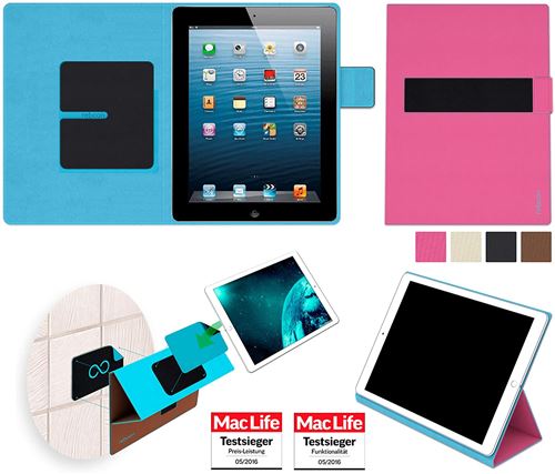 reboon Grand booncover Étui avec Support pour Tablette Rose