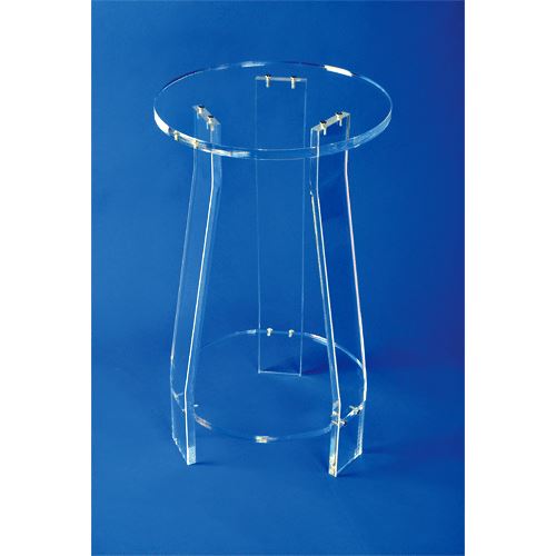 Tabouret plexiglas assis debout