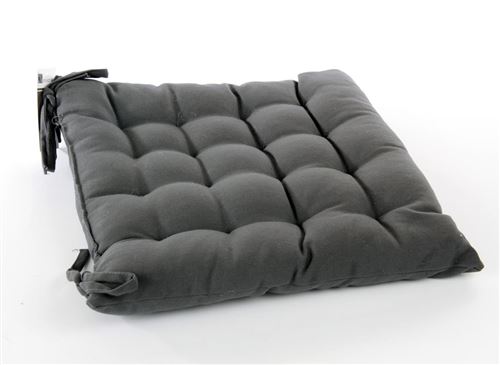 Coussin pour chaise de jardin Gris Foncé 38 x 38 cm