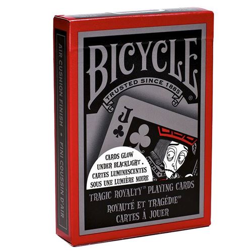 Non Communiqué Bicycle Tragic Royalty – Jeu De 54 Cartes Toilées Plastifiées – Format Poker – 2 Index Standards - Image 1