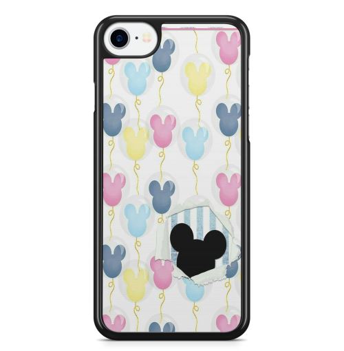 Coque Fifrelin Noire pour iPhone 4 et 4S Mickey Balloons Disney