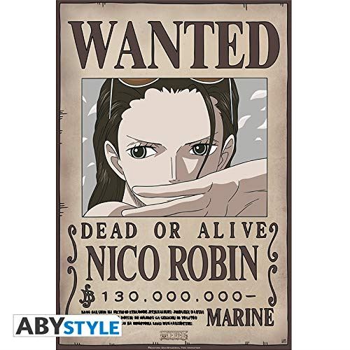 ABYstyle One Piece - Poster Wanted Robin New (52x35)