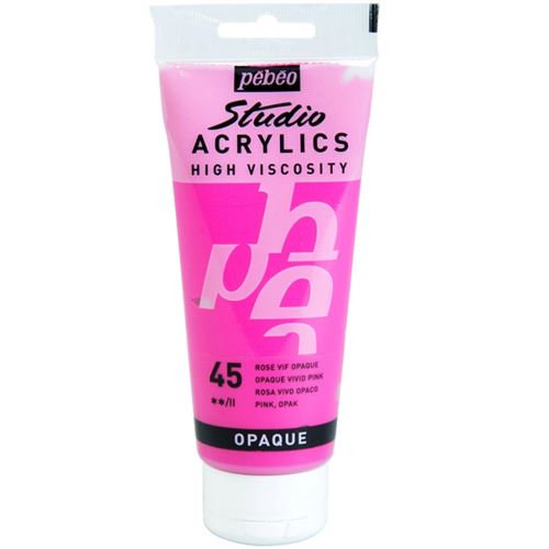 Peinture acrylique Pébéo Studio High Viscosity - Opaque - 100 ml