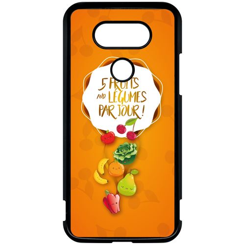 Coque Lg G5 5 Fruits Et Legumes Fond Orange