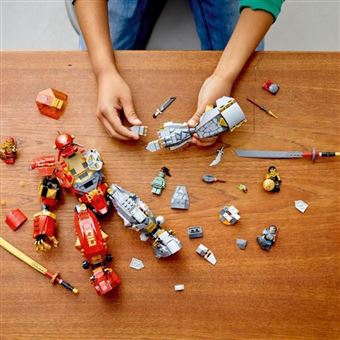 LEGO® NINJAGO® 71720 Le Robot de feu et de pierre