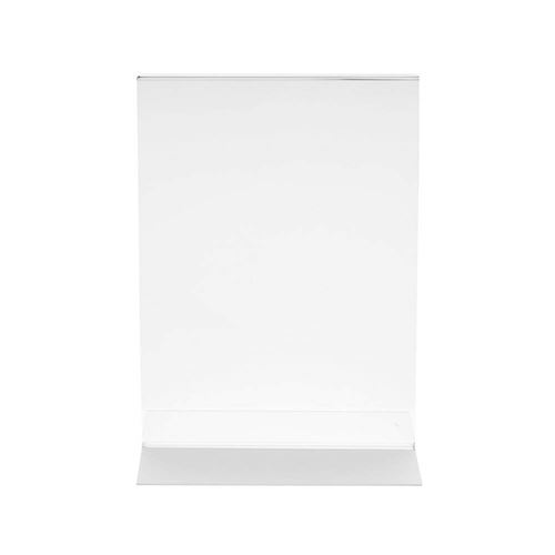 Porte affiche vertical droit Deflecto - double face - pour document A5