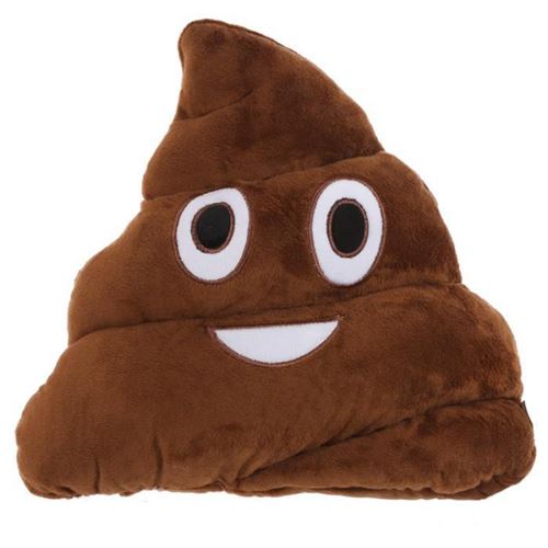 Coussin moelleux Emoti - Poop