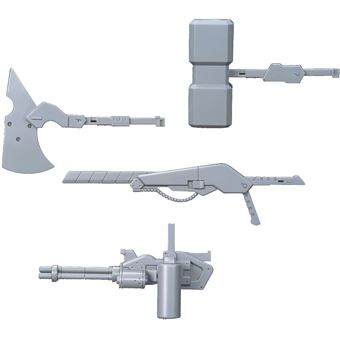 Hgbf 1/144 Mock Army Set (gundam Build Fighters Tri) - 1