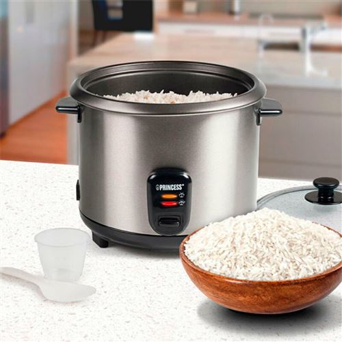 Princess 271950 - Cuiseur à riz - 1.8 litres - 700 Watt - acier inoxydable