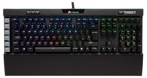 Corsair K95 RGB Platinum – Clavier mécanique pour Gaming (Haut rendement, rétroéclairage Multicolore RGB, interrupteurs Cherry MX Speed)