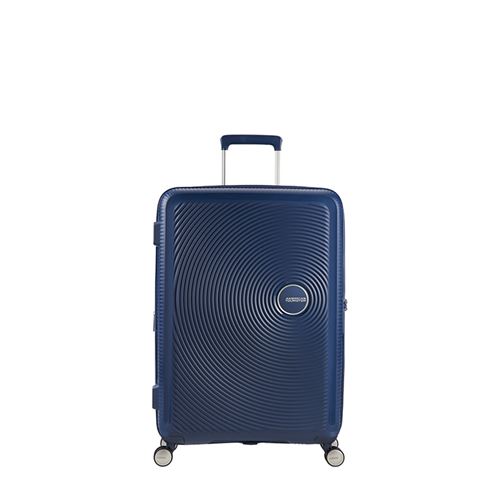 Valise American Tourister Soundbox 4 roues extensible 67 cm Bleu marine