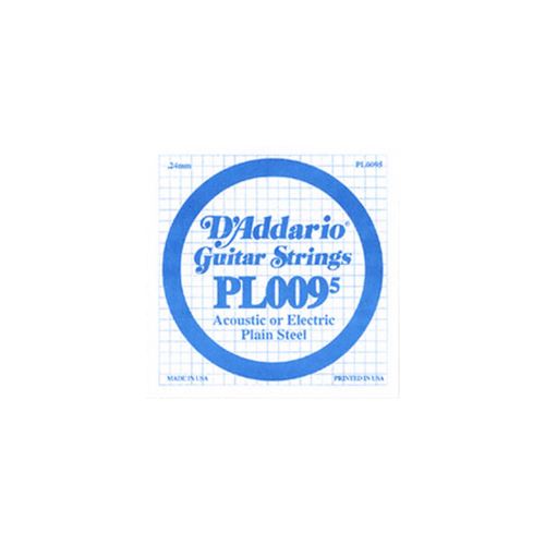 Daddario D'addario Pl0095 - Corde Au Détail 009.5 Guitare Électrique - Acier Plein
