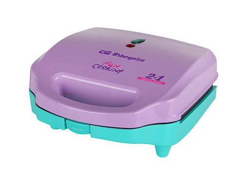 Orbegozo WL 5000 – Fun Cooking 2 en 1 violet et aigue marine