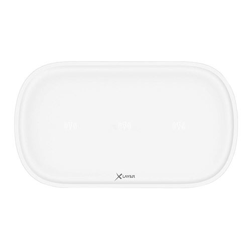 XLayer 215760 Chargeur de téléphones Portables Intérieur Blanc - Chargeurs de téléphones Portables (Intérieur, USB, Recharge sans Fil, Blanc)