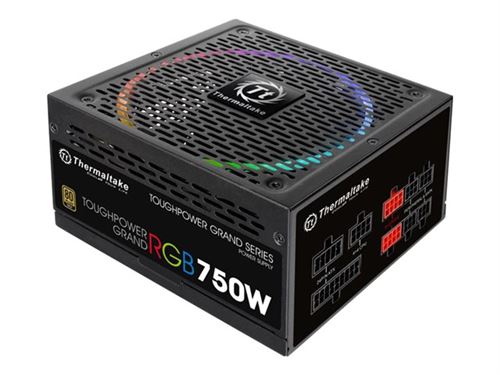 Thermaltake Power supply Thermaltake Toughpower Grand RGB PS TPG 0750FPCGEU R Active 140 mm 750?W Alimentation PC - vue 2