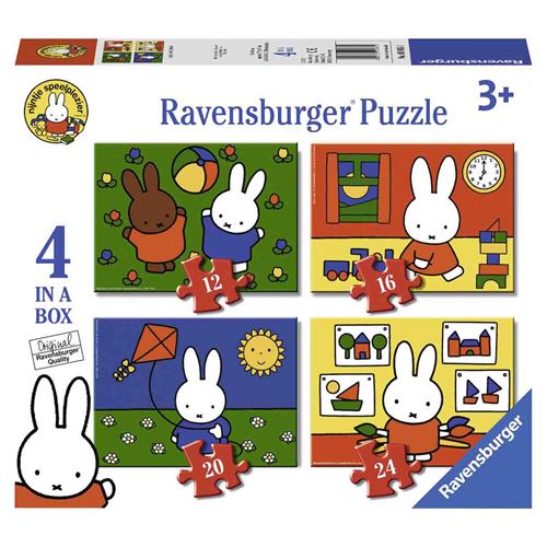 Ravensburger Miffy Puzzle 12 + 16 + 20 + 24 Pièces