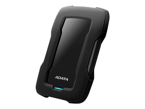 ADATA HD330 - Vaste schijf - 4 TB - extern (draagbaar) - USB 3.1 - 256-bits AES - zwart