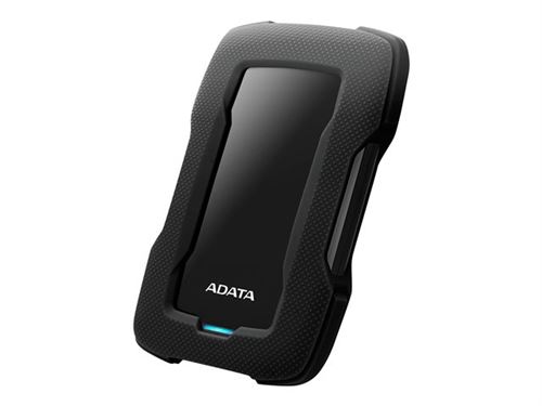 ADATA HD330 - Disque dur - 4 To - externe (portable) - USB 3.1 - AES 256 bits - noir