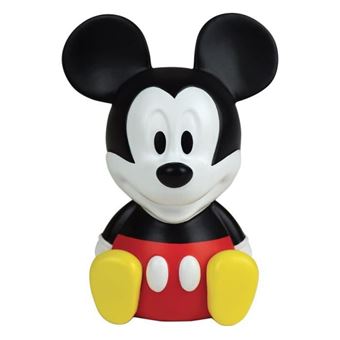 Mickey Veilleuse 3d - Rouge, Noir Et Blanc