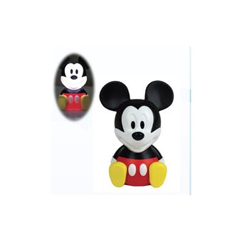 Mickey Veilleuse 3d - Rouge, Noir Et Blanc