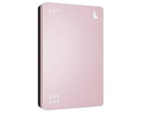 Angelbird ssd2go pkt disque dur externe ssd 512 go rose pktu31-512rk
