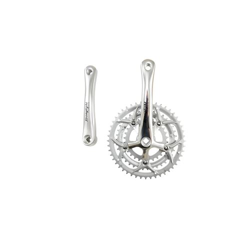 Pedalier route triple 48-38-28d l170 strong impact alu e 9/10v (plateaux en acier)