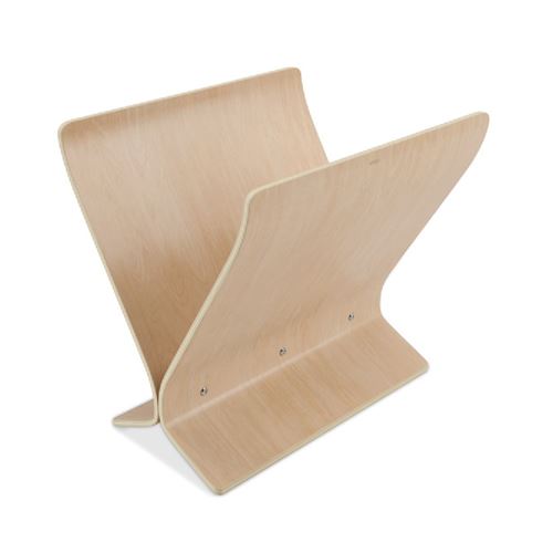 Umbra - Porte revues design en bois Arling Hêtre naturel