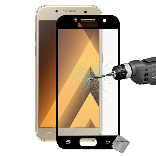 Film de protection verre trempe incurve integral Samsung Galaxy A3 (2017) - NOIR