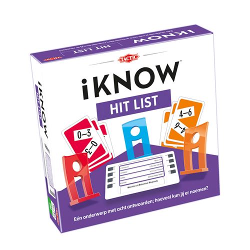 Tactic jeu de société iKNOW Hit List