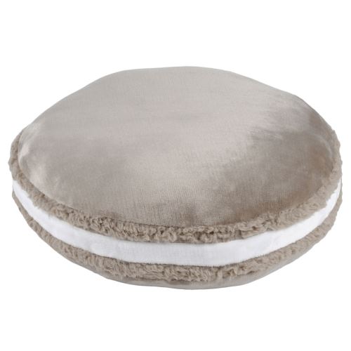 Coussin rond Macaron Taupe