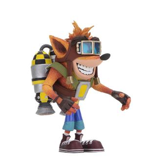 Crash Bandicoot - Figurine Deluxe Crash with Jetpack 14 cm