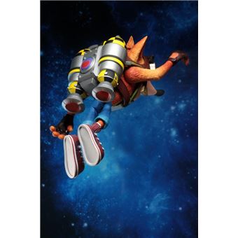 Crash Bandicoot - Figurine Deluxe Crash with Jetpack 14 cm