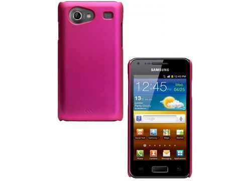 Case-Mate Barely There - Beschermhoes voor mobiele telefoon - plastic - roze - voor Samsung Galaxy S Advance