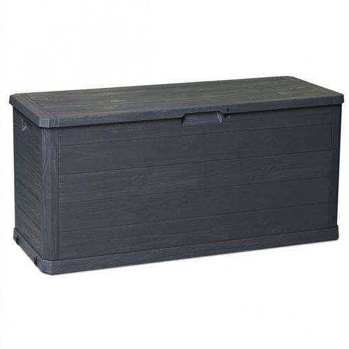 Coffre de rangement WOODY gris 280 litres