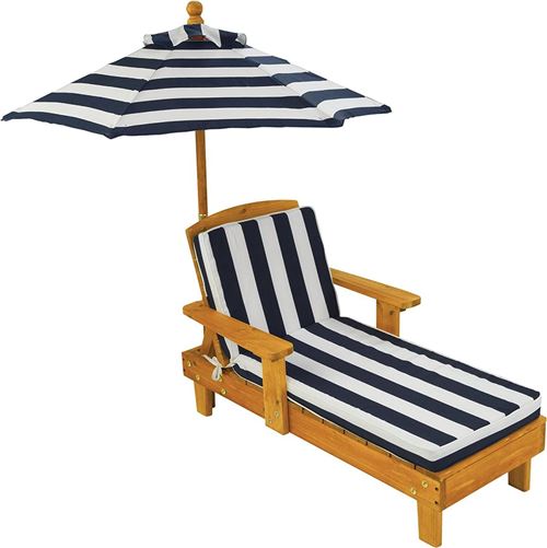Chaise longue d'exterieur avec Parasol