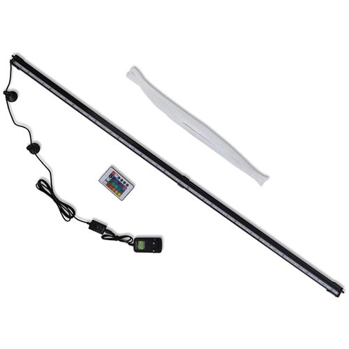 Comparer les prix de vidaXL Lampe LED de bulles d'aquarium RVB 107 cm