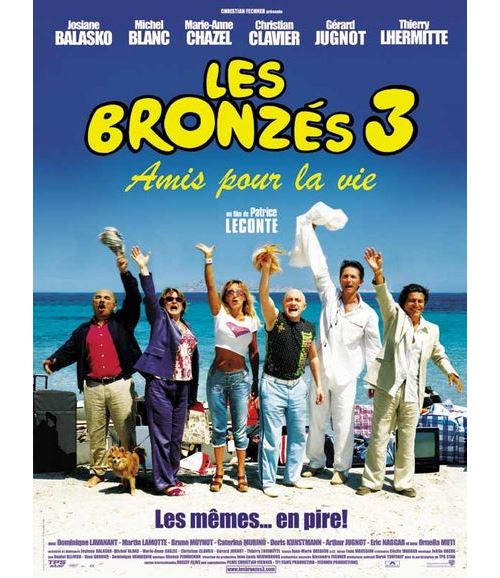 Les Bronzés 3 AFFICHE CINEMA ORIGINALE