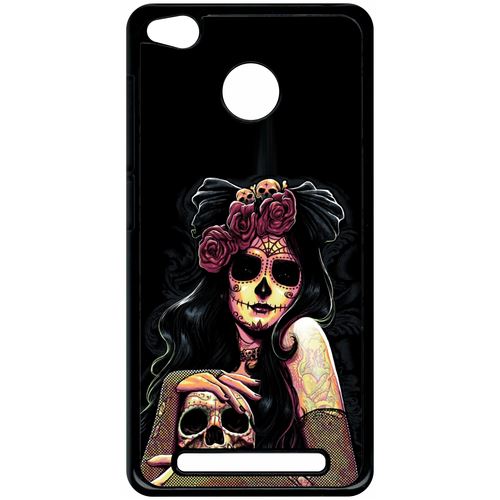 Coque Xiaomi Redmi 3s Prime Fille Gothic Crane Dans Les Mains