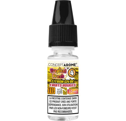 Conceptarôme - E-liquide Tropical Fresh N°4 - 11 mg.