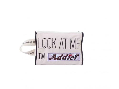 Trousse Moodcase écrue Patch ADDICT