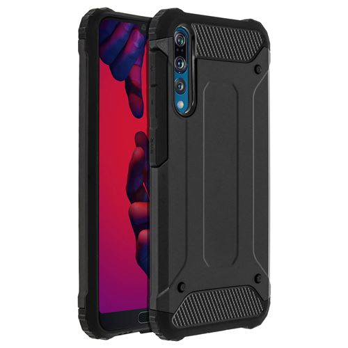 Avizar Coque Huawei P20 Pro Coque Antichocs Antichutes 1.8m Bumper Protection Noir