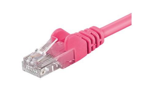 goobay câble de réseau - 1.5 m - magenta