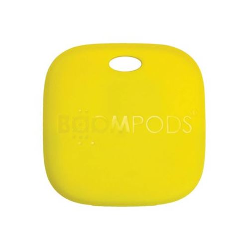 Meilleurs prix pour Tracker d'Objet Boomtag Rechargeable Bluetooth Boompods Jaune