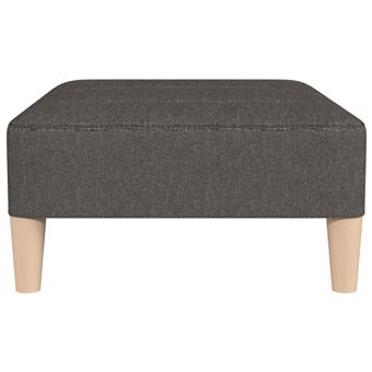 Pouf repose-pieds style scandinave gris