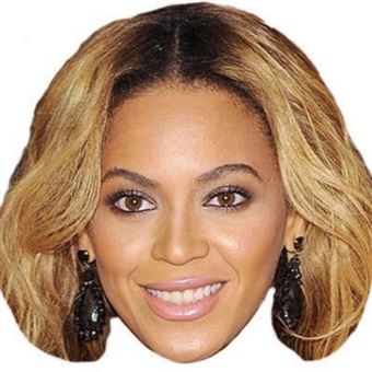 IMPRESSION DIRECT Masque en carton 2D Beyoncé - Chanteuse - Taille A4 ...