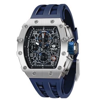 Montre Secteur SNL 450 Chronographe Mouvement Suisse Cadran Argent - Fabriquée En Suisse, Neuf