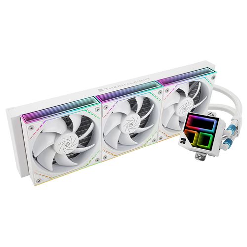 Refrigeración Líquida Thermalright Frozen Infinity 360mm 3 Ventiladores ARGB Blanco - Image 4