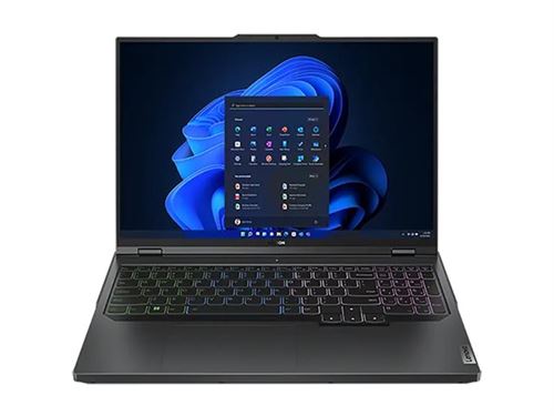 Lenovo Legion Pro 5 16ARX8 82WM - Conception de charnière à 180 degrés - AMD Ryzen 9 - 7945HX / jusqu'à 5.4 GHz - Win 11 Home - GeForce RTX 4060 - 32 Go RAM - 1 To SSD NVMe - 16" IPS 2560 x 1600 (WQXGA) @ 240 Hz - Gigabit Ethernet - Wi-Fi 6E - gris on