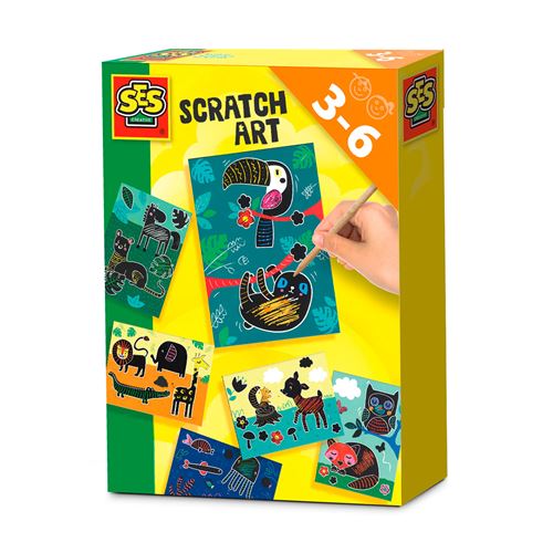 Cartes à gratter - animaux